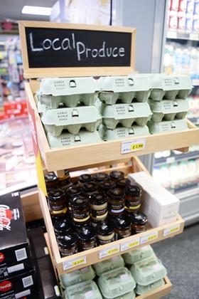 Local products Ravens Budgens