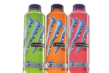 Monster Hydro is available in three flavours: Tropical Thunder, Mean Green and Manic Melon.