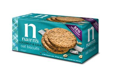Nairns Coconut And Chia Oat Biscuits