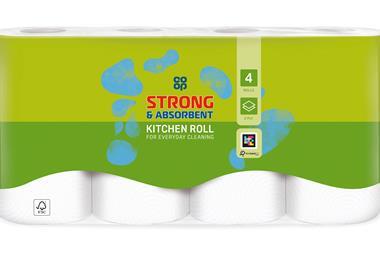 Co-op Roll Kitchen Towe (four pack)
