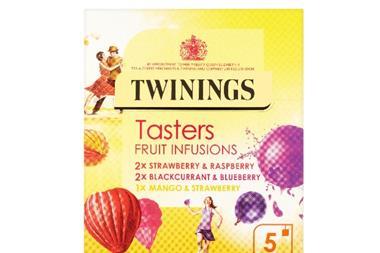 New Twinings Taster packs (RRP 99p) come in pocket sized boxes containing a range of flavours.