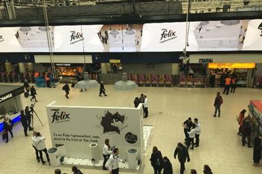 The campaign was supported by a two-day Augmented Reality campaign at Waterloo Station
