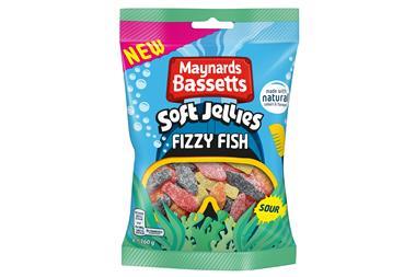 Maynards Bassetts Soft Jellies Fizzy Fish