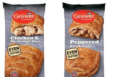 Ginsters slices