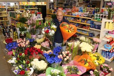 Janu Patel shows off his range of flowers