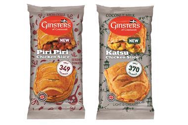 Low calorie Ginsters pasties