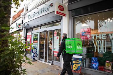 Costcutter launches Uber Eats 1