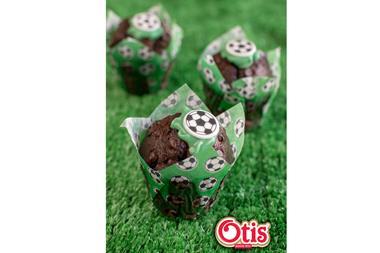 Otis Football Chocolate Muffin