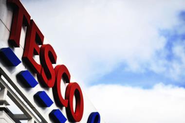 Tesco sign