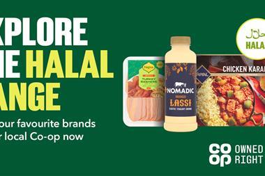 Co-op's branded Halal range