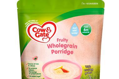 Cow And Gate Fruity Wholegrain Porridge