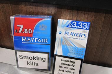 price marked cigarettes