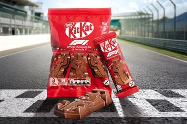 KitKat Formula 1 Chocolate Car