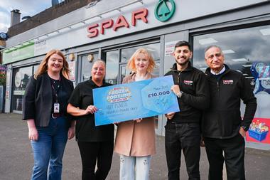 SPAR Frozen Fortune £10k winner - Abby McNicol, SPAR Paisley Road, Renfrew