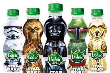 Volvic Star Wars bottles