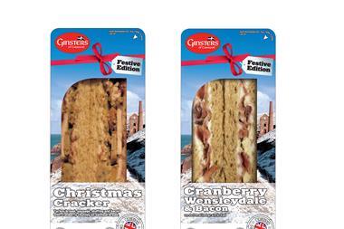 Ginsters Christmas sandwiches