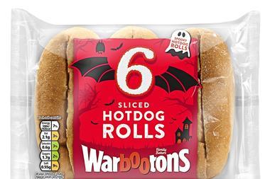 Warburtons Halloween Hot Dog Rolls