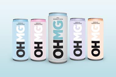 OHMG range of magnesium drinks in cans
