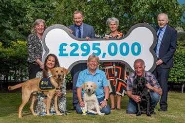 Scotmid raises £295,000 for Guide Dogs