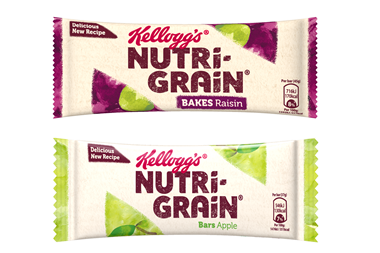 Kelloggs Nurti Grain Bars New Look