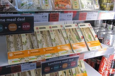 Co-op sandwiches and meal deal