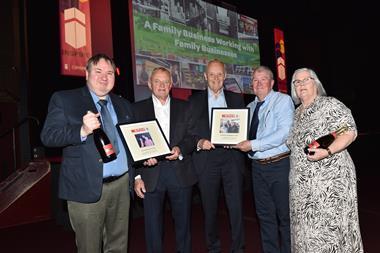 Roy Kellett, Andrew Hall, Ian Hall, Graham Grant and Kathleen Grant at SPAR Inspire