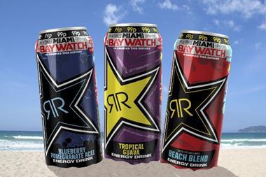 The on-pack tie-up will run across Rockstar Xdurance, Rockstar Guava and new, limited edition Beach Blend.