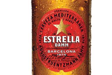 Estrella Damm re-style bottle shot 2019