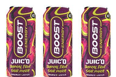 Boost Energy Juicd tropical fruit sour punch