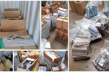 seized-items-from-kettering-storage-unit---trading-standards-and-northamptonshire-police