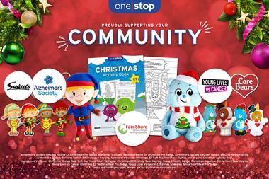 One Stop Christmas merchandise