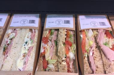 Snooty Fox home made sandwiches