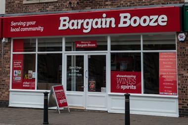 Bargain Booze store supplied by Bestway