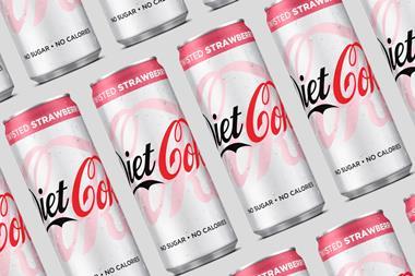 Diet Coke Twisted Strawberry Can