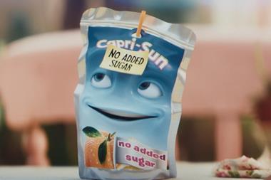 The creative will introduce a new animated pouch character to drive awareness of Capri-Sun’s no added sugar range