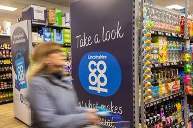 Inside a Lincolnshire Co-op food store