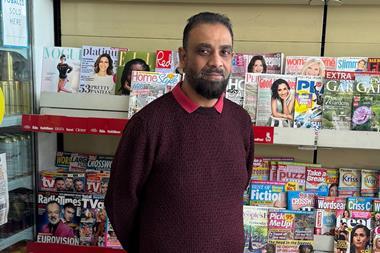 Hetal inside his store
