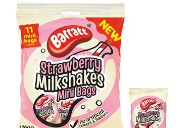 Barratt Strawberry Milkshakes Mini Bags