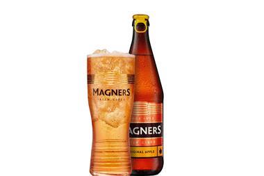 Magners bottle and pint