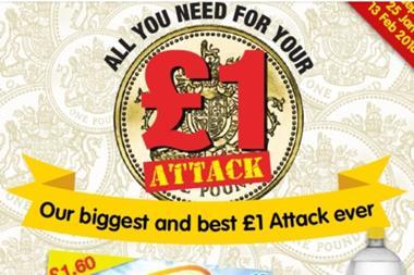 Landmark Wholesale £1 Attack promotion
