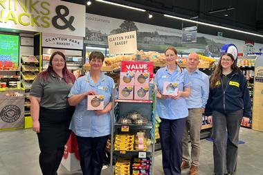 Clayton Park x Marie Curie cake SPAR North of England 1