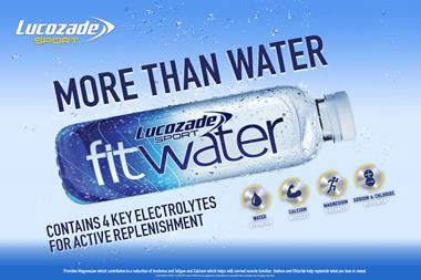 Lucozade Fitwater New Year Campaign