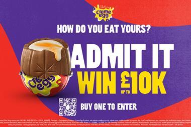 One Stop x Cadbury Creme Egg campaign