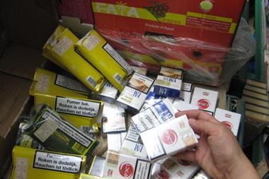 Illicit tobacco seizure