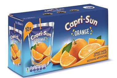 Capri Sun 50% Less Sugar