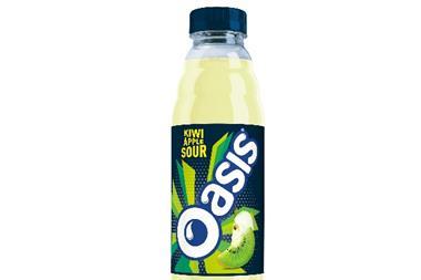 New Oasis Kiwi Apple Sour and Oasis Apple Cherry Sour are now available in 500ml format