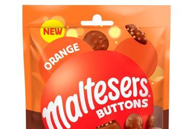 Orange Treat Bag of Maltesers Buttons