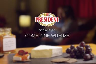 President sponsors Come Dine With Me