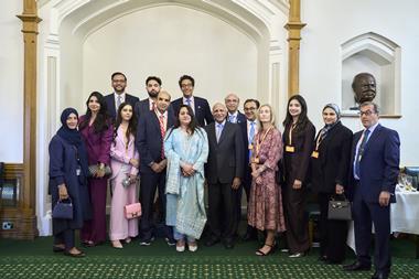 Sir Anwar Pervez photographed with his family 19.6.25