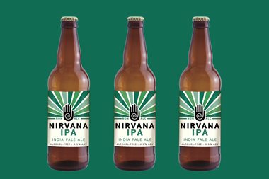 2. NIRVANA-IPA 500ML BOTTLES-THREE-GREEN BACKGROUND-LANDSCAPE